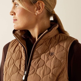 Chaleco ARIAT mujer Ashley termoaislante color camel. TALLA L - Imagen 2